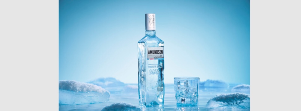 STOCK SPIRITS launches Premium Vodka Amundsen in a unique bottle design