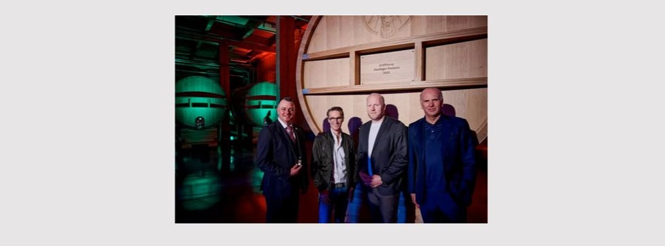 Opening of the new barrel storage facility in Kamenz.