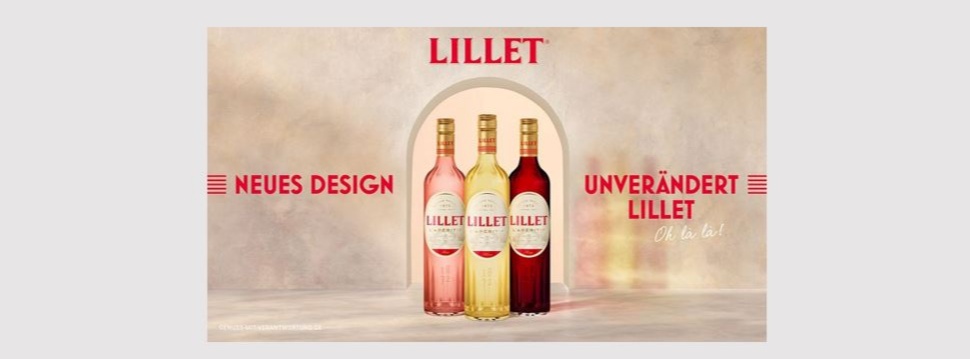 Lillet in a new look.