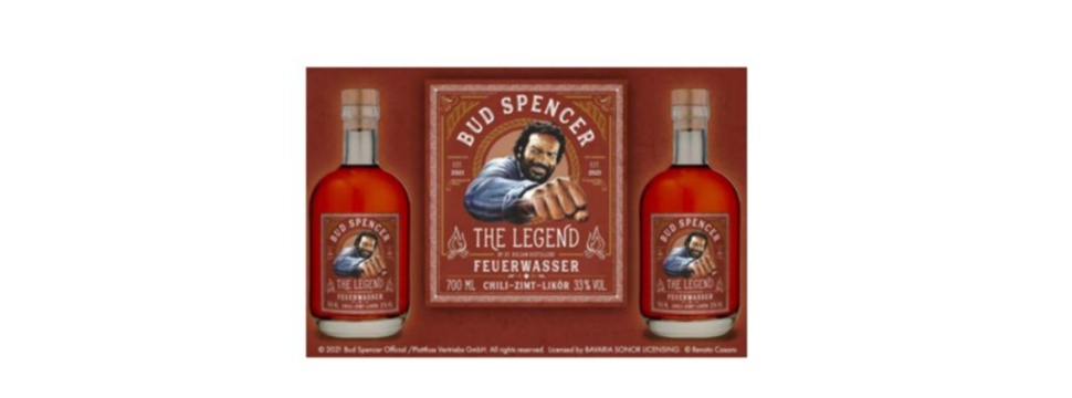 Wild West liqueur Bud Spencer - The Legend - Feuerwasser