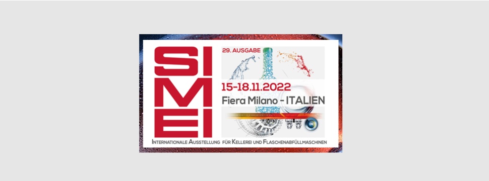 Simei - Internationale Ausstellung für Kellerei und Flaschenabfüllmaschinen