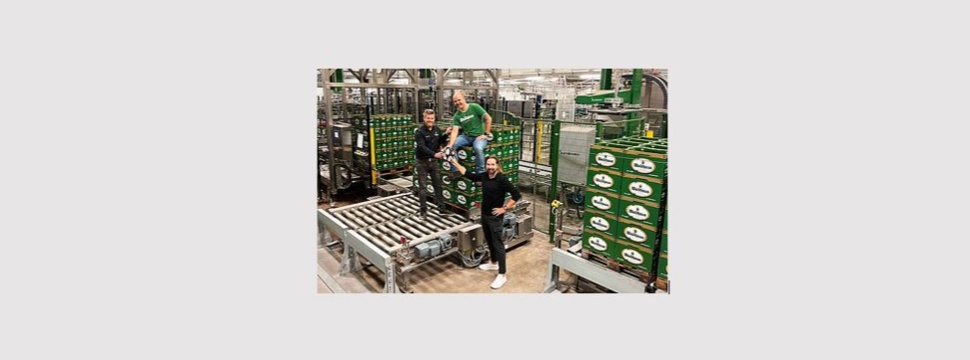 Brauerei-Chef Dieter Schmid mit dem Technischen Leiter Steffen Müller und Produktionsleiter Mathias Matt.