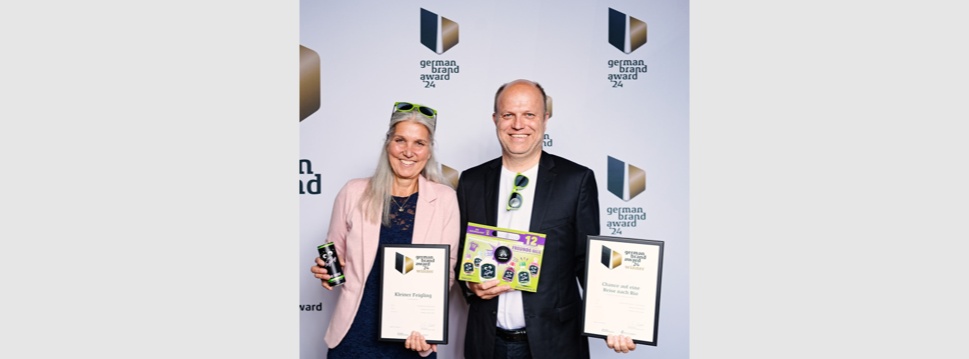 Kleiner Feigling wins two awards at the German Brand Award 2024