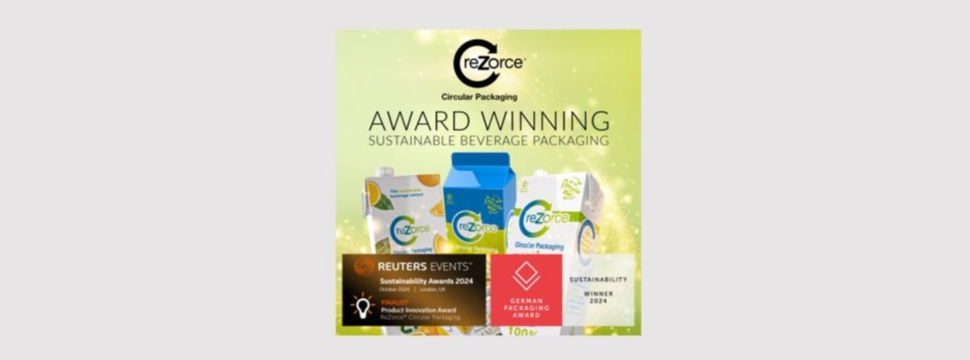 Zotefoams' ReZorce® Circular Packaging Getränkekarton gewinnt renommierten Deutschen Verpackungspreis