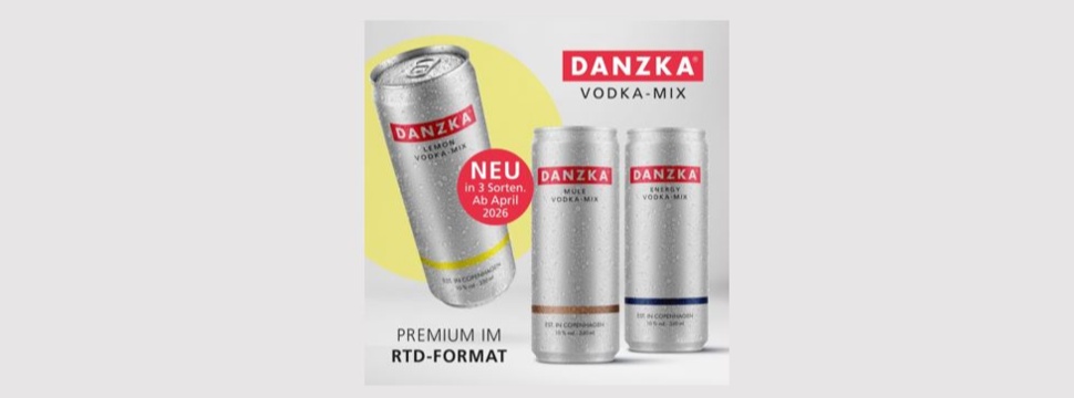 DANZKA Forty as DANZKA Vodka Mix in a can