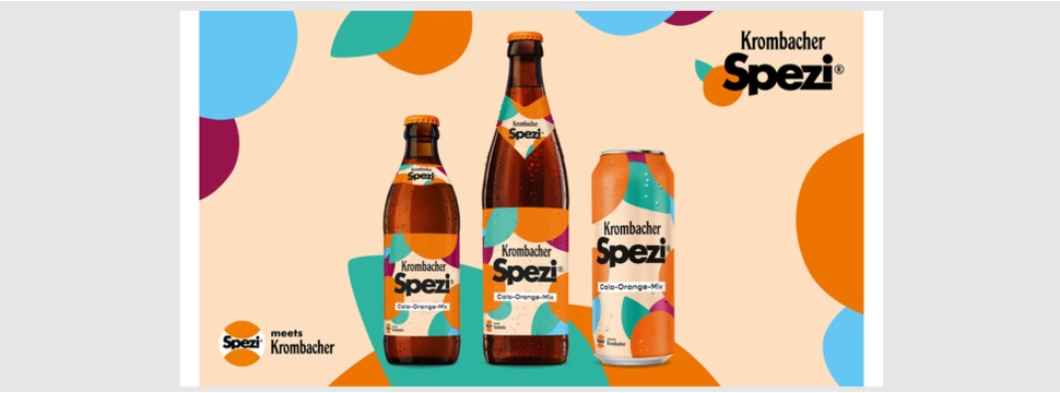 Krombacher Spezi: Popular cola-orange mix is remixed by Krombacher