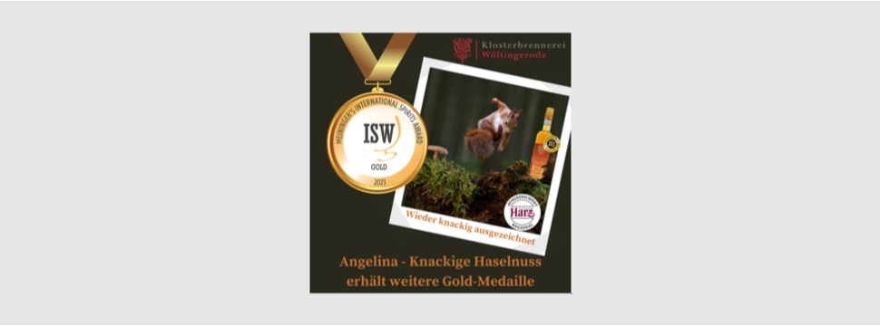 Another Gold for Angelina - Crisp Hazelnut