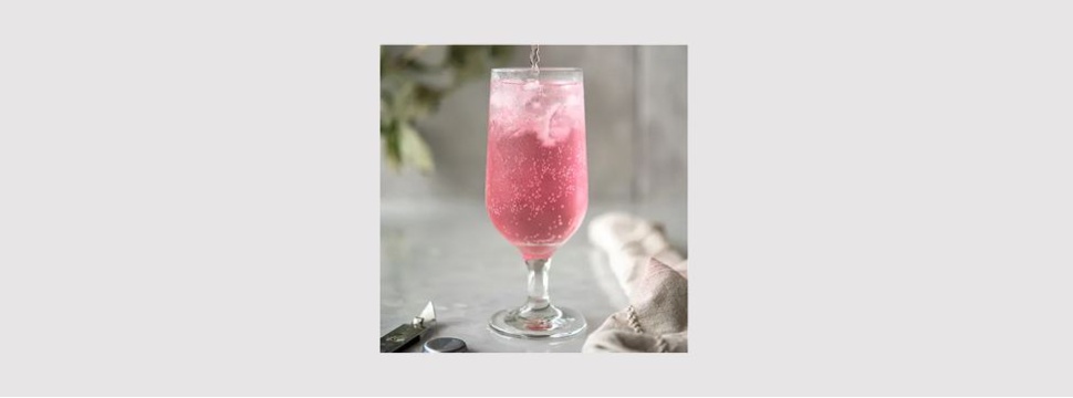 pinkfarbene Grapefruitlimonade