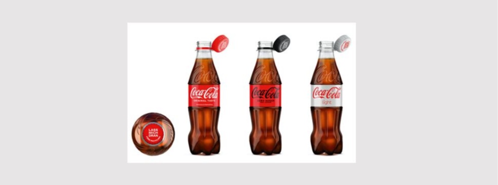 Coca-Cola Deutschland beginnt mit der Umstellung von Getränkeverschlüssen für alle PET-Einwegflaschen
