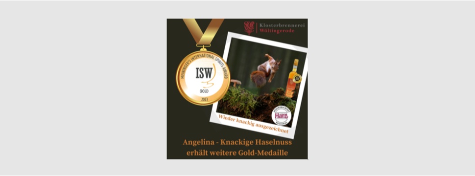 Weiteres Gold für Angelina – Knackige Haselnuss