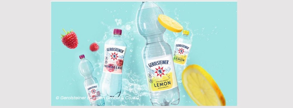 Gerolsteiner water with flavor