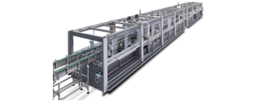 The Innopack Nature MultiPack™ machine from KHS is now also available for the high-performance range with an output of up to 108,000 cans or PET bottles per hour.