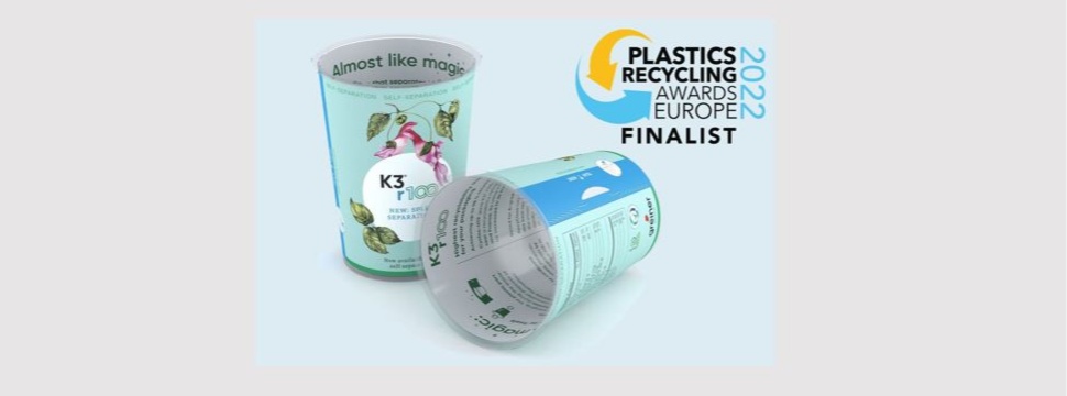 Selbsttrennender Becher K3® r100 unterstreicht Bedeutung nachhaltiger Verpackungsinnovation