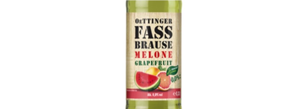 Original OeTTINGER Fassbrause Melone Grapefruit