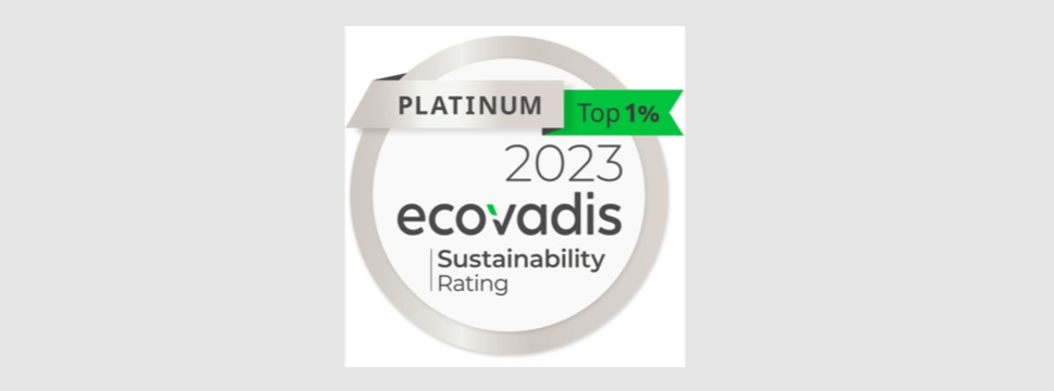 SIG erhält im fünften Jahr in Folge den Platin-Status von EcoVadis