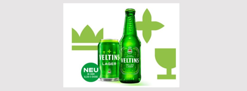 Veltins Helles Lager in Dose und Flasche Veltins Helles Lager in Dose und Flasche