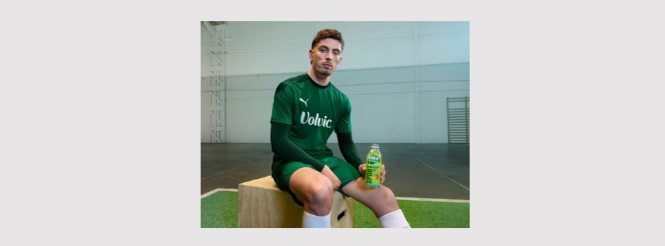 German national soccer team player Kai Havertz, brand ambassador for Volvic Vitamin+