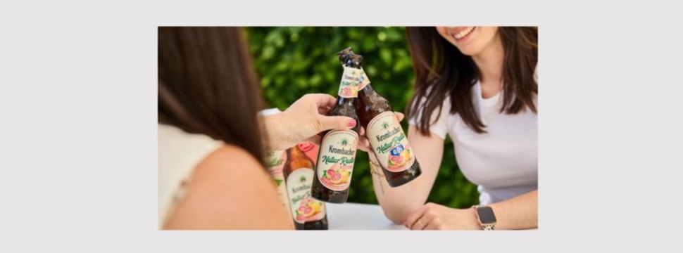 Krombacher NaturRadler Grapefruit and Krombacher NaturRadler Grapefruit 0.0%