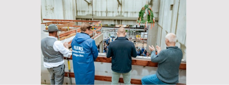 Top-Out-Ceremony for the new brewhouse