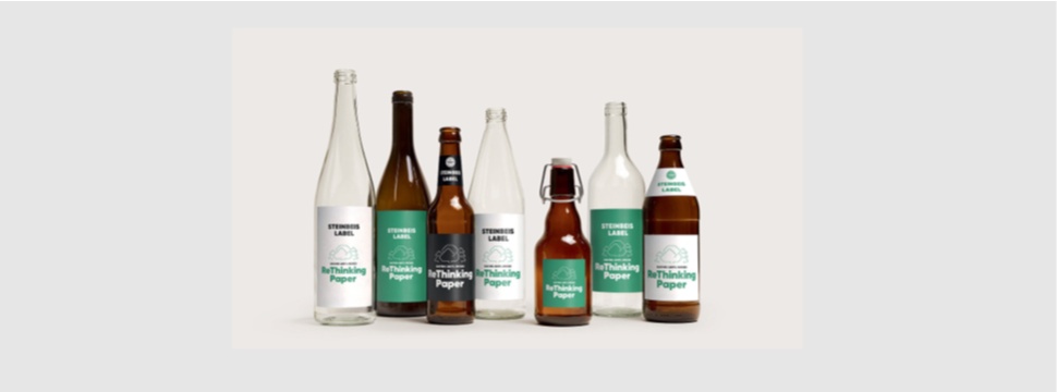 STEINBEIS LABEL WET is suitable for all common labels on drink bottles
