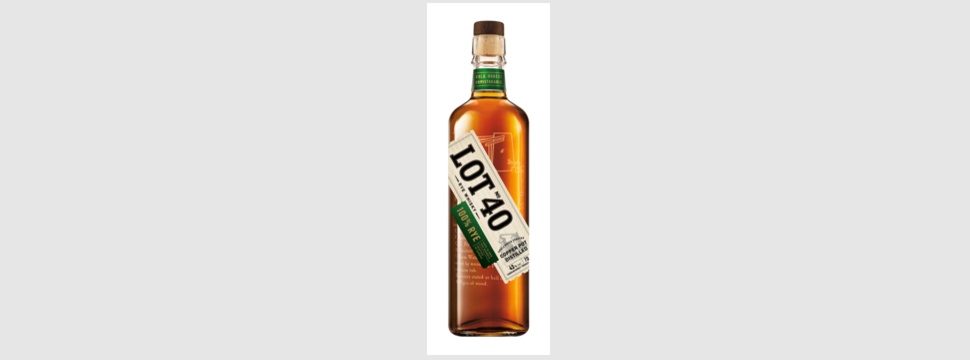 Der kanadische Roggen-Whisky Lot 40 präsentiert ein überarbeitetes Etikett