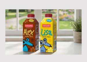 SalzburgMilch startet die Produktlaunches in SIG DomeMini mit zwei seiner beliebtesten Kindergetränke – Alex Schoko-Milch und Lisa Vanille-Milch.