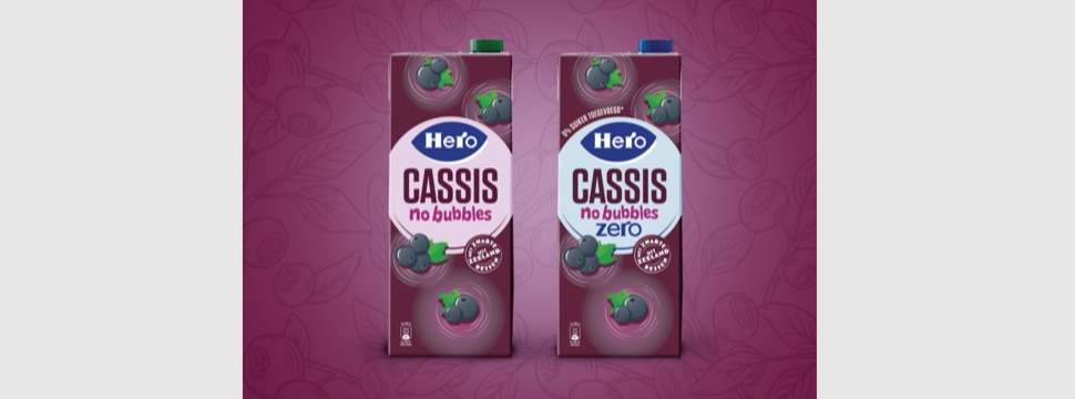 Two Cassis juices – regular and zero-sugar – will be available in the Netherlands from August 2023.