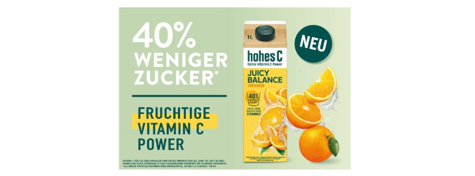 hohes C Juicy Balance Orange