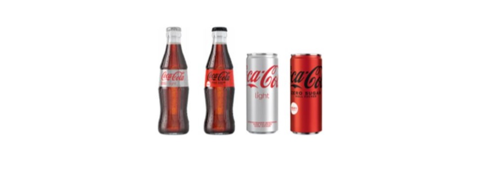 Neues Verpackungsdesign Coca‑Cola Zero Sugar und Coca-Cola light sowie neue Rezeptur für Coca‑Cola Zero Sugar