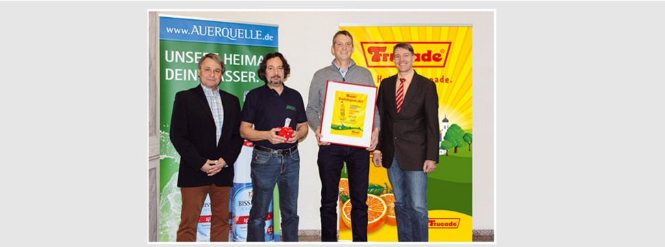 FRUCADE Quality Award goes to Bissinger Auerquelle