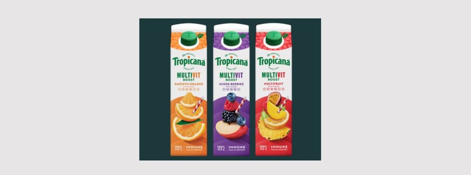 Tropicana Multivit Boost in 850-ml-Pure-Pak®-Kartons