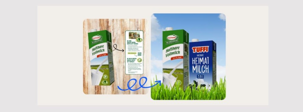 Hochwald H-Milch in SIG-Kartonpackungen mit SIG Terra Alu-free