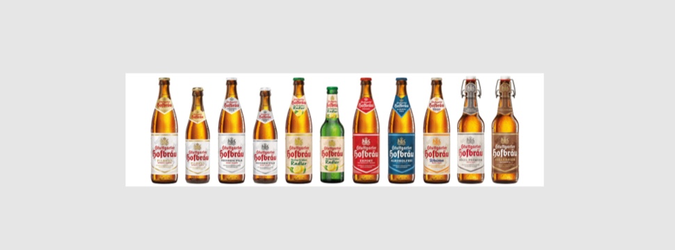 Die Stuttgarter Hofbräu Biere präsentieren sich in ihrem neuen Design