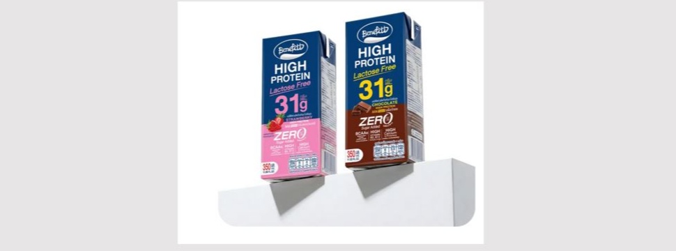 Benefitt partners with SIG to launch Thailand’s first high-protein UHT milk in advanced aseptic cartons that are easy to store with no refrigeration needed.