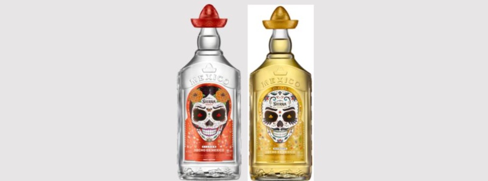 Limitierte Designs für SIERRA Tequila Silver (0,7l) und SIERRA Tequila Reposado (0,7l)