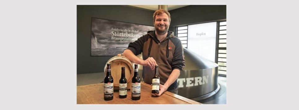 Delighted with platinum and gold for the Störtebeker brewing specialties: Master Brewer and Head of Quality Assurance Roland Schmalenbach.