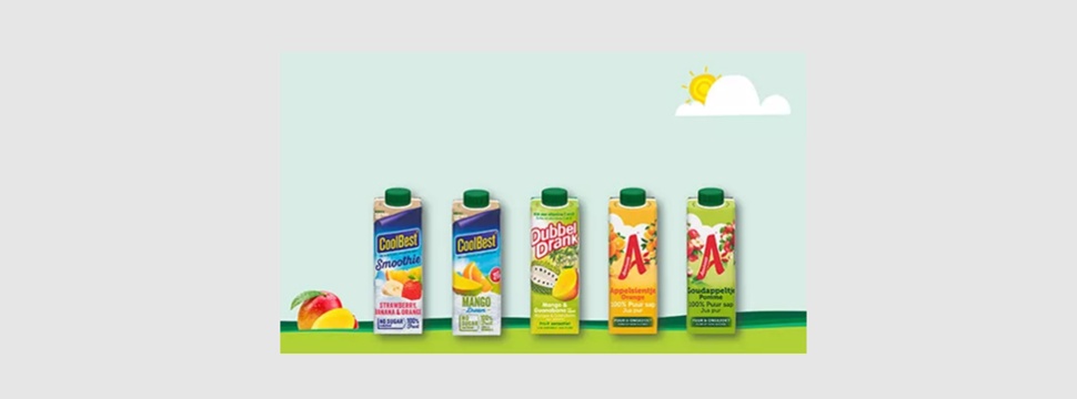 Dutch company Riedel, a leading producer of NCSD products, is the first in the Netherlands to offer its famous juices in SIG’s innovative on-the-go combismile carton pack.