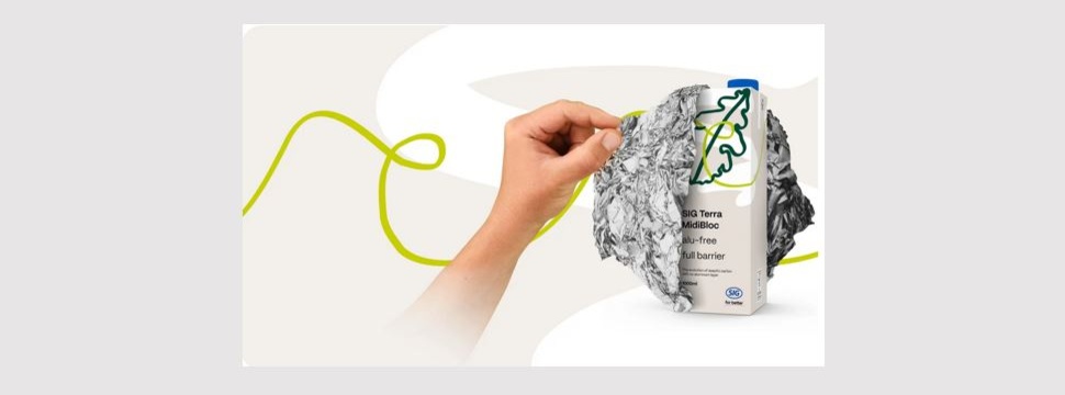SIG Terra Alu-free + Full barrier for multi-serve aseptic cartons