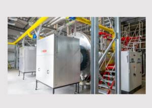 Powered by Bosch: The world’s largest dairy operates a new Bosch steam boiler system at its site in Stranraer. The world’s largest dairy operates a new Bosch steam boiler system at its site in Stranraer.