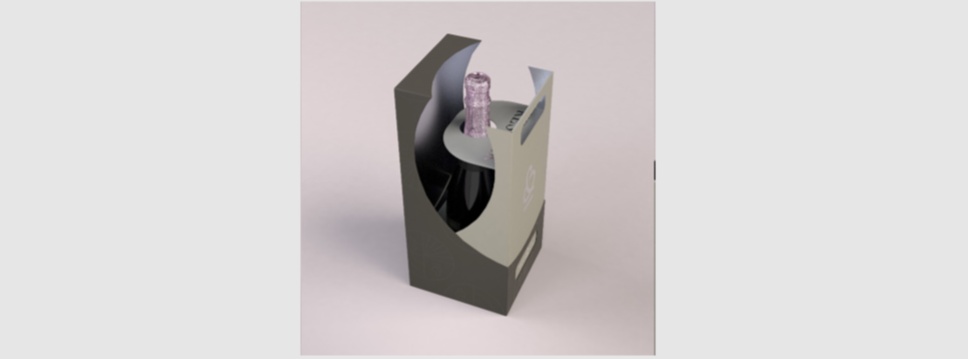 Packaging and bottle cooler Packaging and bottle cooler