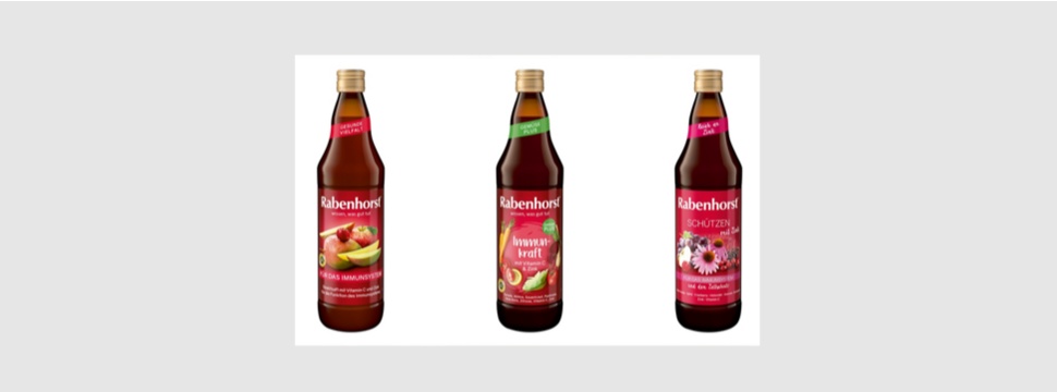 Support the immune system with Rabenhorst direct juices
