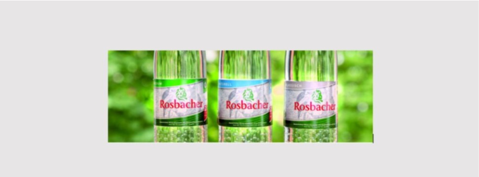 Sportlich, kraftvoll, frisch: Rosbacher glänzt mit neuen Etiketten