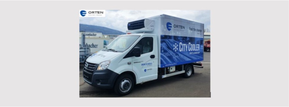 CityCooler E 35 verfügt über einen Tiefkühl-Kofferaufbau mit effizientem Carrier-Kühlaggregat