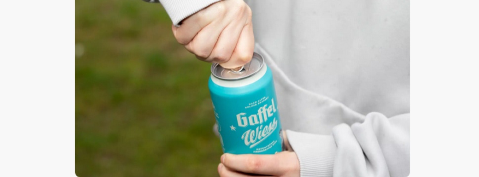 Gaffel Wiess now also available in 0.5 litre cans