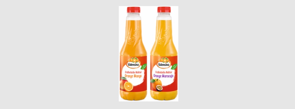 Juices and nectars from Valensina: sweet, juicy and now completely vegan