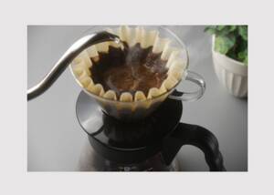 Coffee is brewing