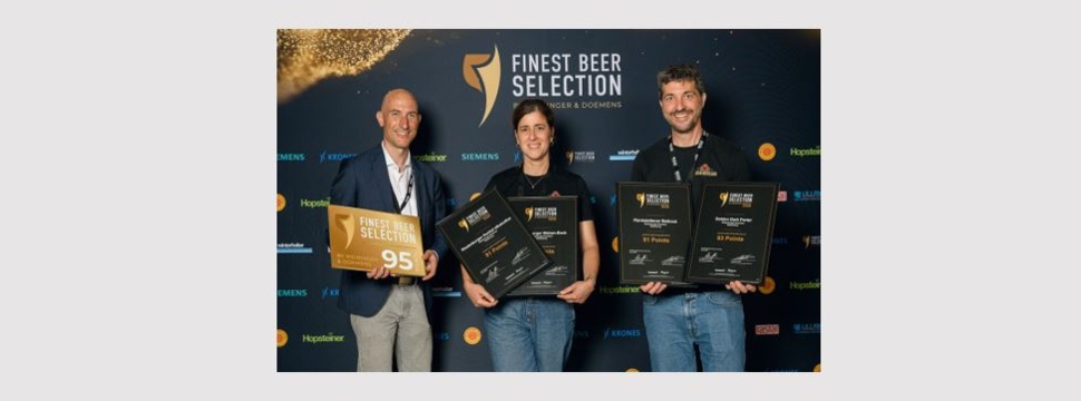 Riedenburger Brauhaus überzeugt bei der Finest Beer Selection 2026 mit vier Auszeichnungen