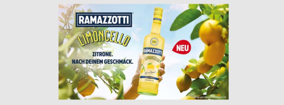 Ramazzotti Limoncello - der zitronige Zuwachs bei Pernod Ricard Deutschland