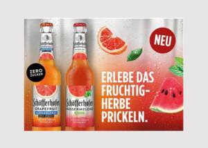 Schöfferhofer Grapefruit Alkoholfrei Zero Zucker und Wassermelone Minze