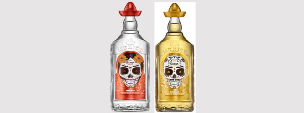 Limited designs for SIERRA Tequila Silver (0.7l) and SIERRA Tequila Reposado (0.7l)
